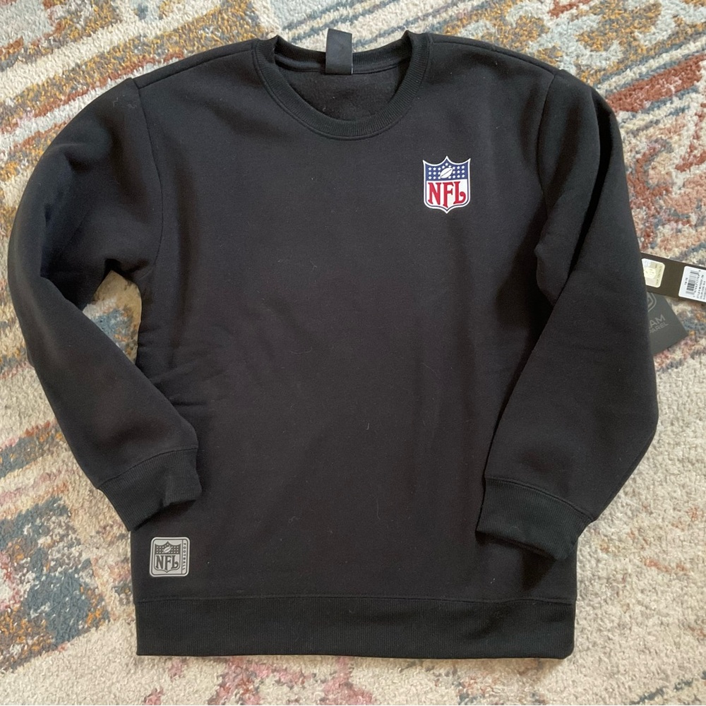 Black NFL Logo Sweatshirt NWT size